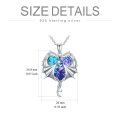 wholesale Sterling Silver Austrian Crystal Dragon Necklace for Women Girls-0-15