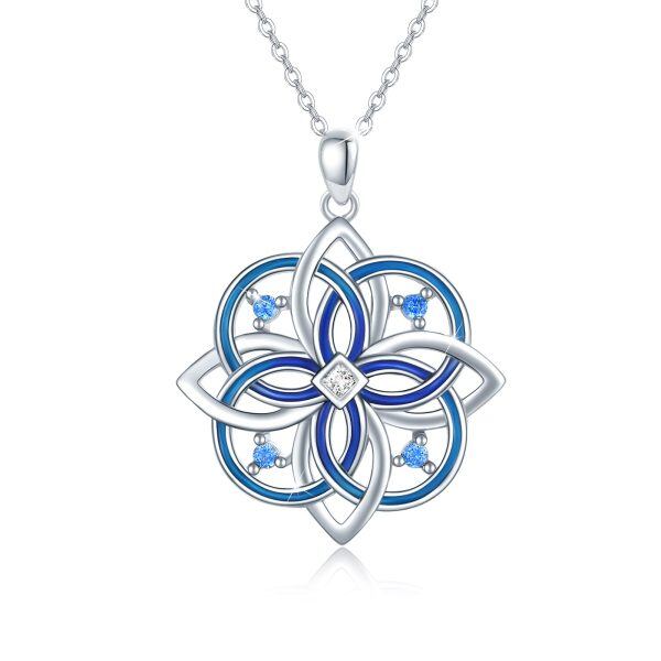 Sterling Silver Celtic Necklace-0