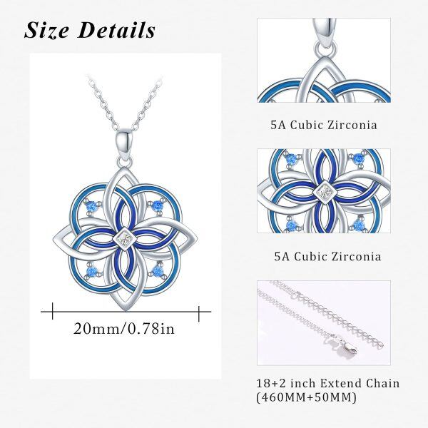 Sterling Silver Celtic Necklace-5