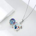 wholesale 925 Sterling Silver Celtic Sea Turtle Photo Locket Pendant Necklace for Women-0-1