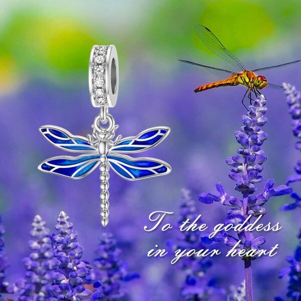 Sterling Silver Dragonfly Charm-4