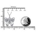 wholesale 925 Sterling Silver Butterfly Flower Cremation Jewelry Keepsake Pendant with Funnel and Fill Tool-0-5
