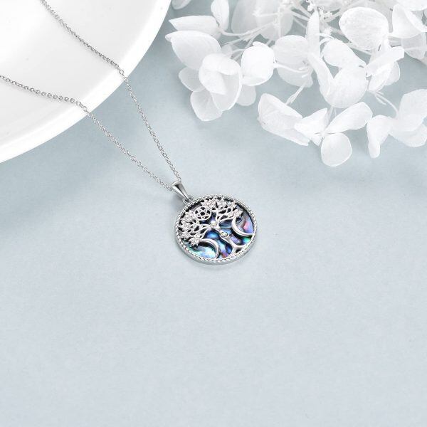 Sterling Silver Tree Of Life Necklace-3