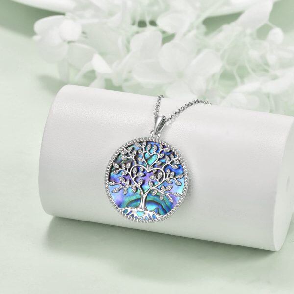 Sterling Silver Tree Of Life Necklace-2