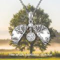 wholesale 925 Sterling Silver Tree of Life Cremation Jewelry Keepsake Pendant Necklace-0-4