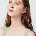 wholesale 925 Sterling Silver Green CZ Dragonfly Drop Earrings for Women-0-2