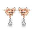 wholesale 925 Sterling Silver Axolotl Drop Earrings for Girls - Cute Animal -0-0