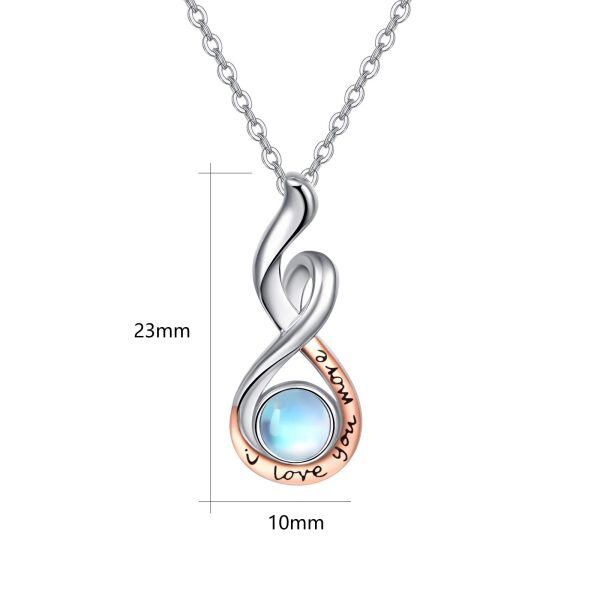 Sterling Silver Infinity Necklace-1