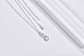 wholesale 925 Sterling Silver Infinity Moonstone I Love You More Pendant Necklace for Women-0-2
