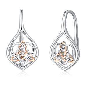 Sterling Silver Celtic Earrings-0