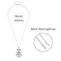 wholesale 925 Sterling Silver Teddy Bear Heart Pendant Miss You Necklace Gifts for Women-0-4