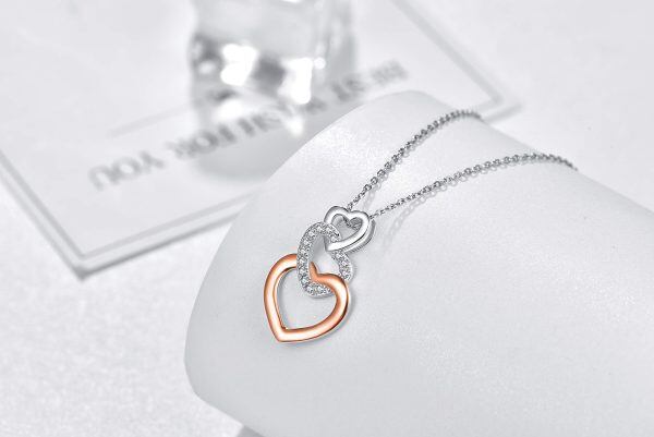 Sterling Silver Heart Necklace-2