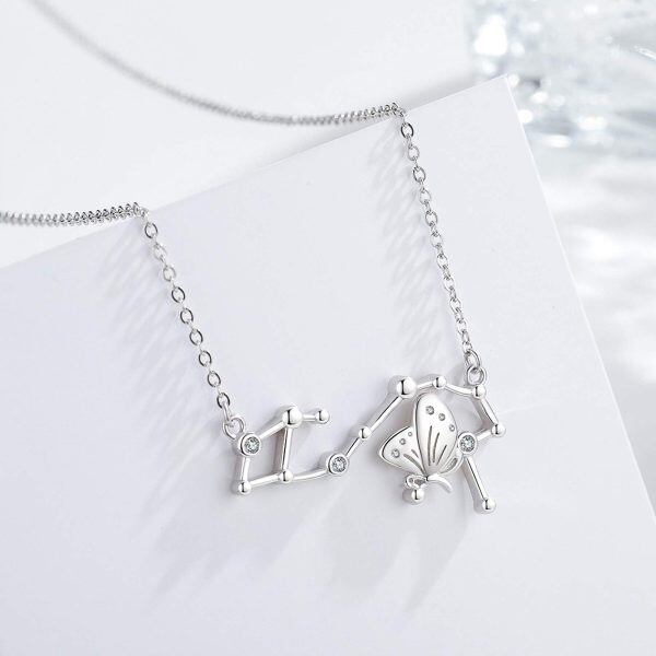 Sterling Silver Butterfly Necklace-2