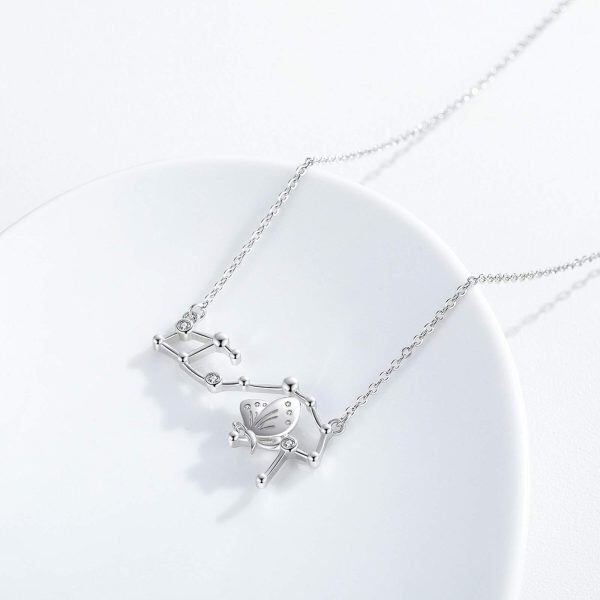 Sterling Silver Butterfly Necklace-4