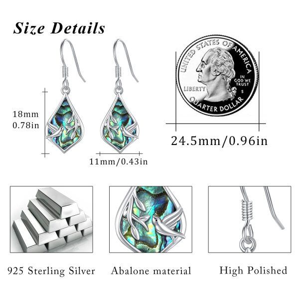 Sterling Silver Hummingbird Earrings-3