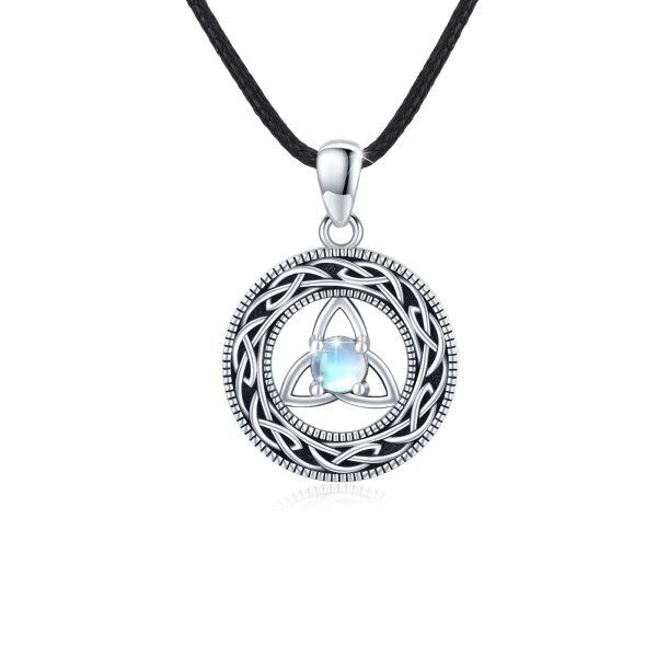 Sterling Silver Celtic Knot Necklace-0