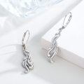 wholesale 925 Sterling Silver Phoenix Drop Earrings - 2 Pieces-0-5