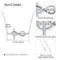 wholesale 925 Sterling Silver Faith Over Fear Infinity Cross Pendant Necklace for Women-0-5