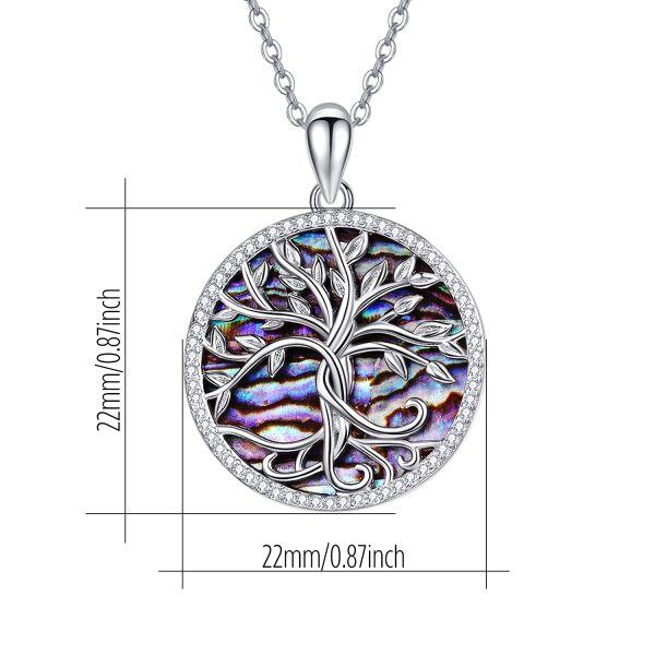 Sterling Silver Tree Of Life Necklace-1