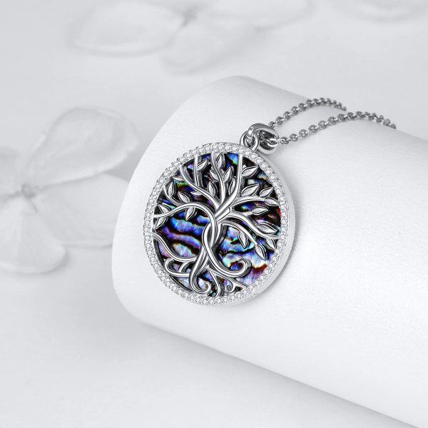 Sterling Silver Tree Of Life Necklace-2