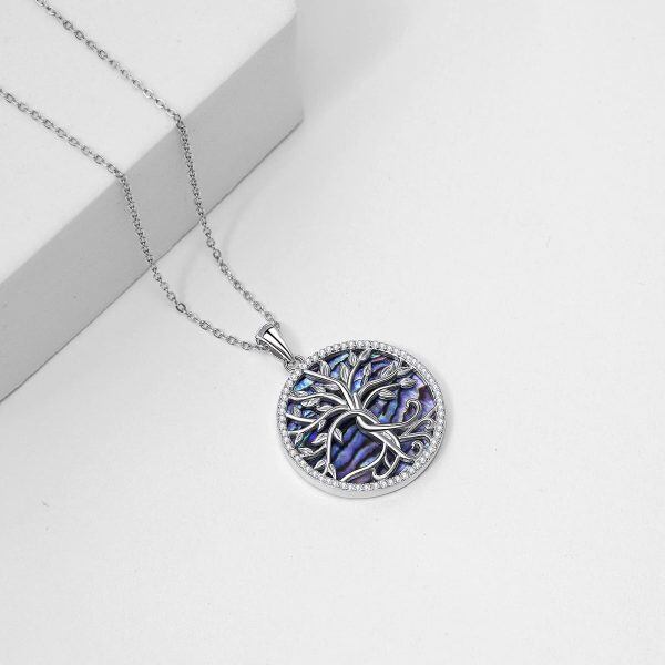 Sterling Silver Tree Of Life Necklace-3