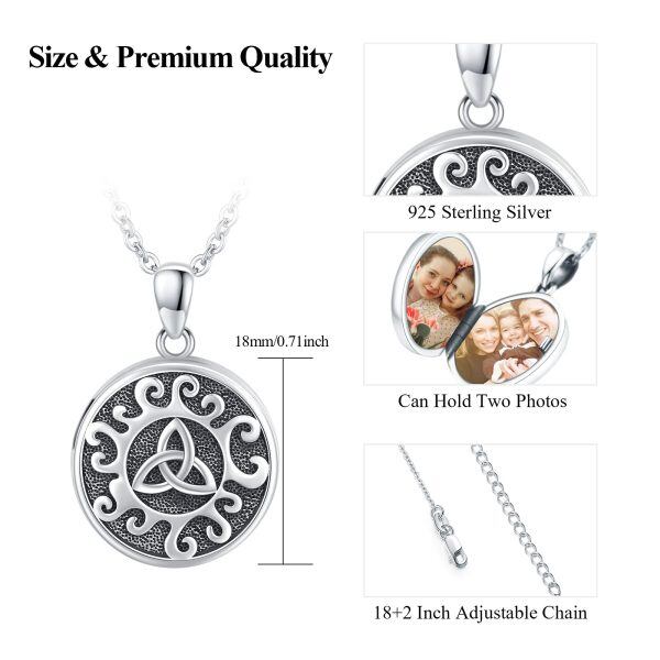 Sterling Silver Celtic Necklace-1