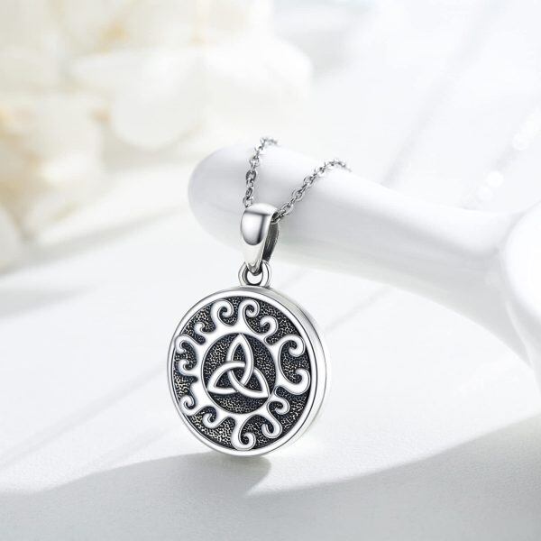 Sterling Silver Celtic Necklace-4