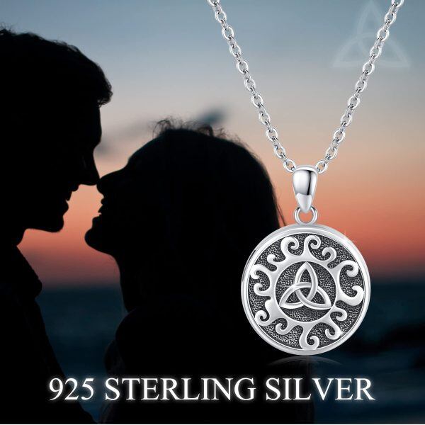 Sterling Silver Celtic Necklace-6