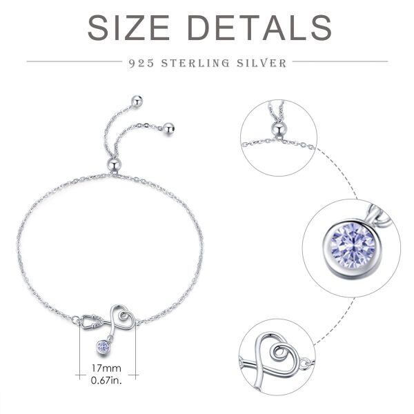 Sterling Silver Stethoscope Bracelet-5