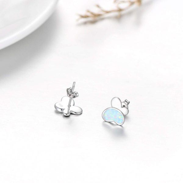 Sterling Silver Butterfly Earrings-4