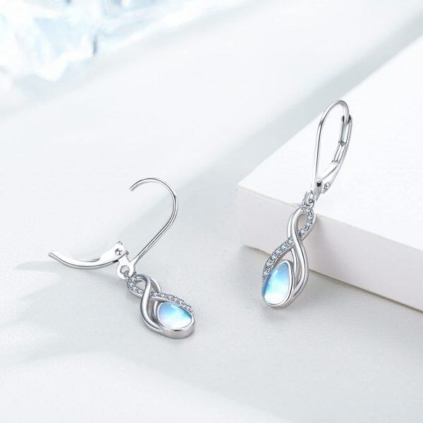 Sterling Silver Infinity Earrings-1