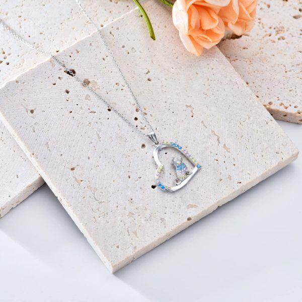 Sterling Silver Dog Necklace-1