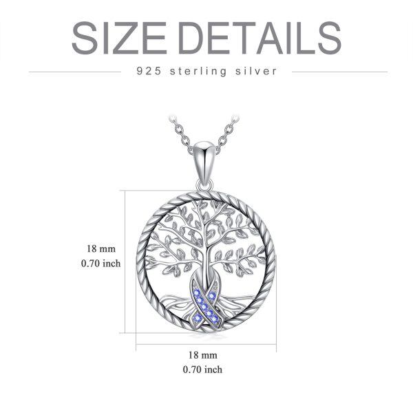 Sterling Silver Tree Of Life Necklace-4