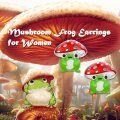 wholesale 925 Sterling Silver Red Polka Dot Mushroom Frog Stud Earrings for Kids-0-3