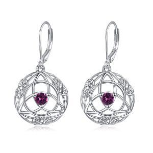 Sterling Silver Celtic Earrings-0