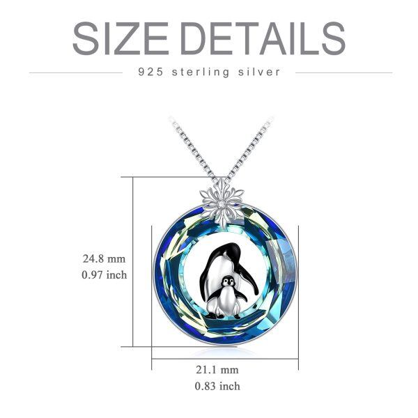 Sterling Silver Penguin Necklace-4