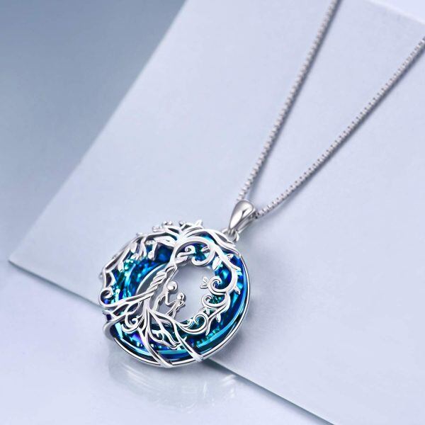 Sterling Silver Tree Of Life Necklace-1