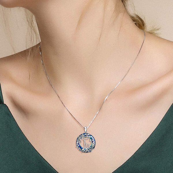 Sterling Silver Tree Of Life Necklace-5