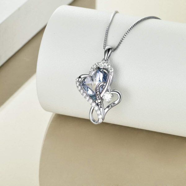 Sterling Silver Heart Necklace-1