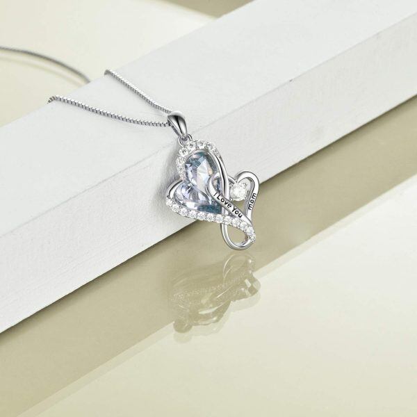 Sterling Silver Heart Necklace-2