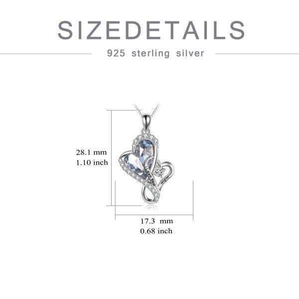 Sterling Silver Heart Necklace-3