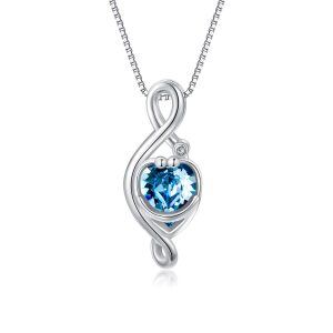 925 Sterling Silver Stethoscope Necklace For Women-0