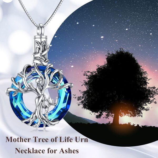 Sterling Silver Tree Of Life Necklace-3