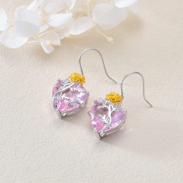 Sterling Silver Marigold Earrings-1