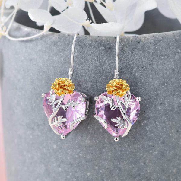 Sterling Silver Marigold Earrings-2