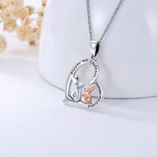 Sterling Silver Rabbit Necklace-2