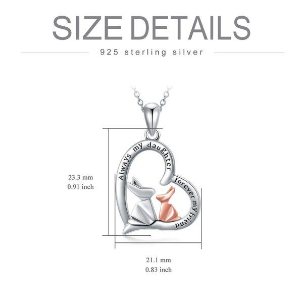 Sterling Silver Rabbit Necklace-4