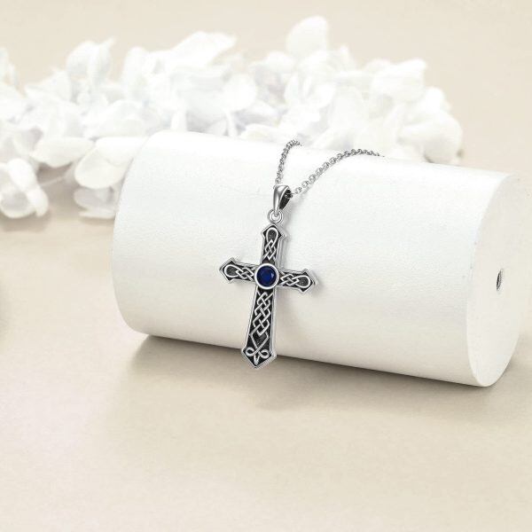 Sterling Silver Cross Necklace-1