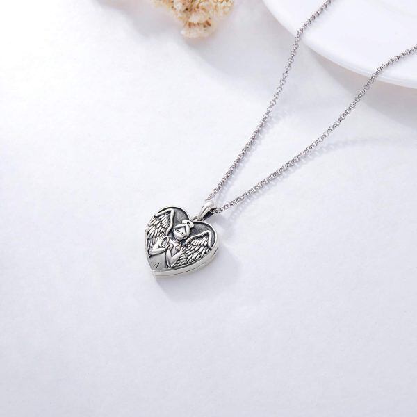 Sterling Silver Nurse Heart Necklace-1