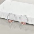 wholesale 925 Sterling Silver Elephant Hoop Earrings for Women Girls - Adorable Animal  Set-0-2